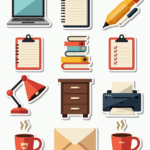 Work & Productivity - Sticker Sheet v5